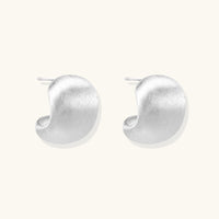 Brushed Silver Studs - KIAHMILLA