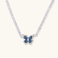Butterfly Dreams Tennis Necklace - KIAHMILLA