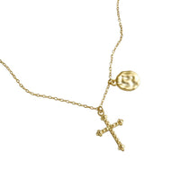 Casual Geometry Round Cross 925 Sterling Silver Necklace - KIAHMILLA