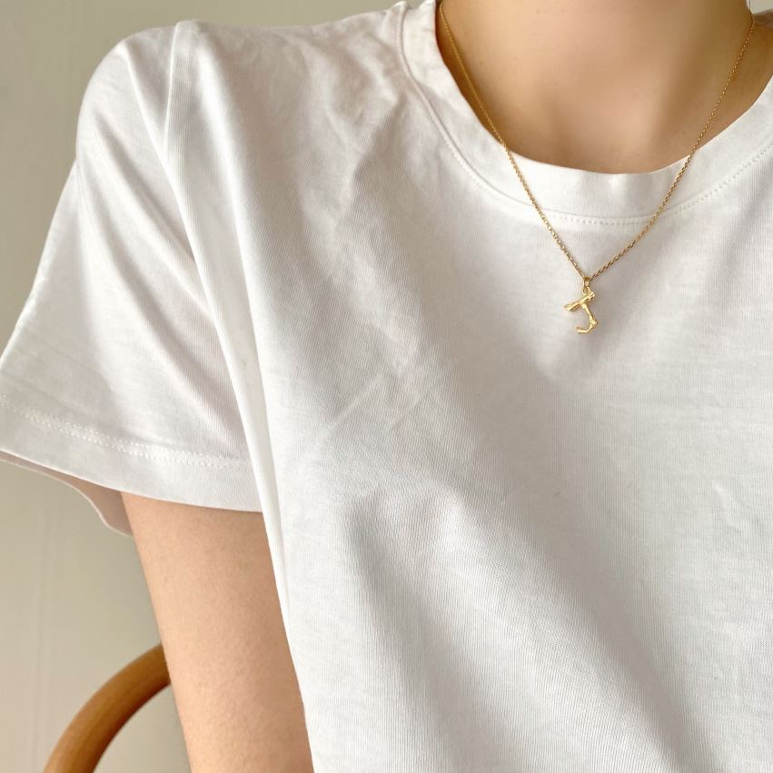 Casual Letter A-Z 925 Sterling Silver Necklace - KIAHMILLA