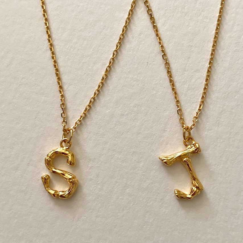 Casual Letter A-Z 925 Sterling Silver Necklace - KIAHMILLA