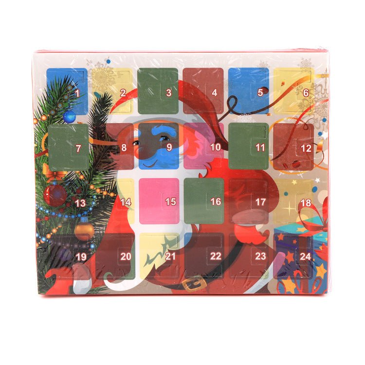 Christmas Charm Surprise Blind Box Charm Bracelet 24 Calendar Countdown Gift Box Bracelet DIY Charms - Coolpeacock