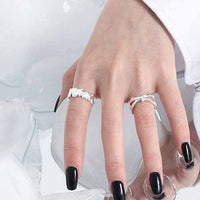Classic X Cross 925 Sterling Silver Adjustable Ring - KIAHMILLA