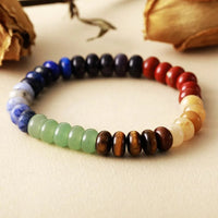 Contrast Natural Stone Bead Bracelet - Coolpeacock