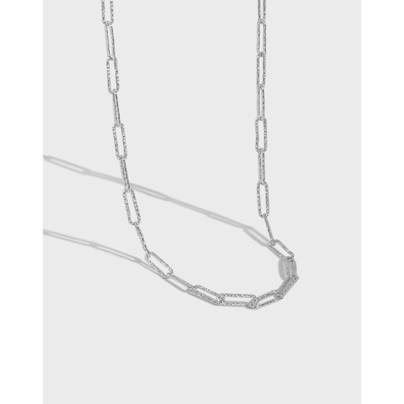 Cool and minimalist style, cool car flower chain S925 pure silver necklace for women - KIAHMILLA