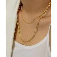 Cool and minimalist style, cool car flower chain S925 pure silver necklace for women - KIAHMILLA