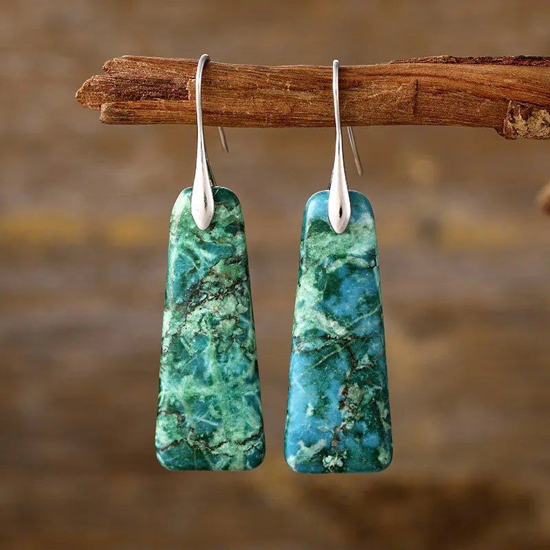 Copper Natural Stone Earrings - Coolpeacock