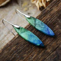 Copper Natural Stone Geometric Shape Earrings - Coolpeacock