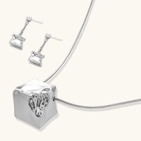 Crushed Cube Jewelry Set by KIAHMILLA - KIAHMILLA