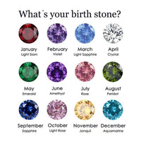 Custom Double Name Ring with Personalized Birthstones - KIAHMILLA