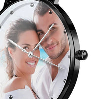 Custom Engraved Alloy Strap Unisex Photo Watch 36mm/40mm - Coolpeacock