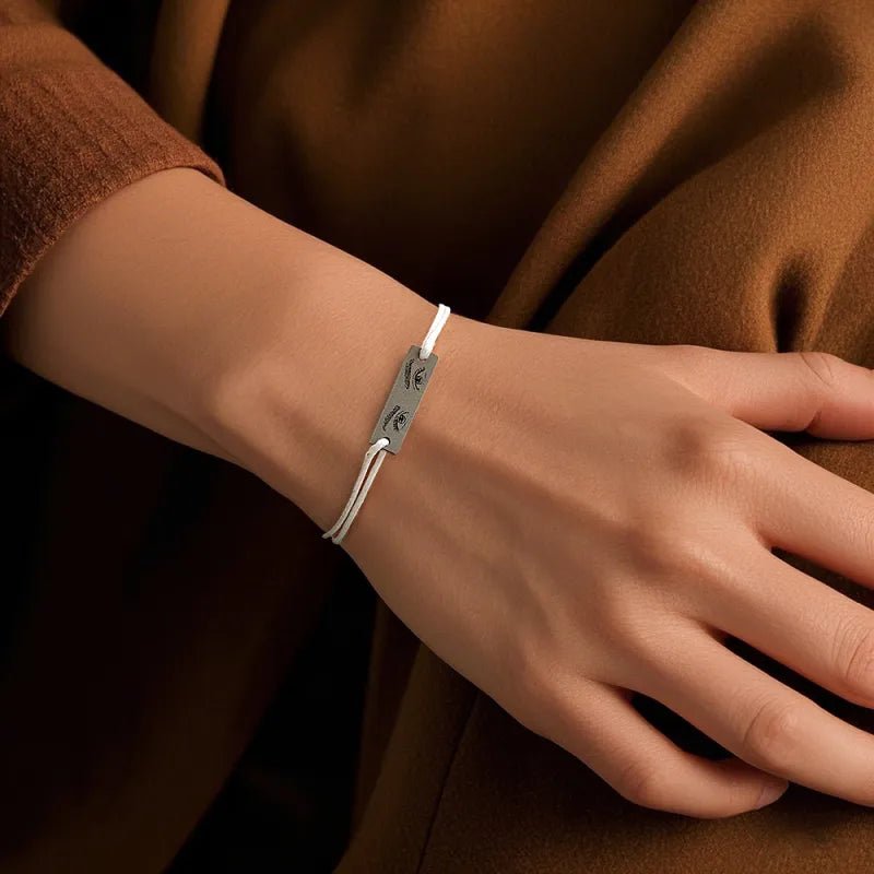 Custom Engraved Bracelet With Eyes Photo Eyes of Love Bracelet - Coolpeacock