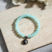 Custom Moon Phase Beads Bracelet Luminous Bracelet Gift for Her - Coolpeacock