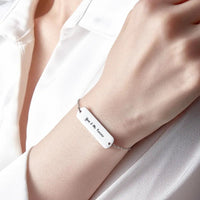 Custom Photo Bracelet Eyes Bracelet Bar Bracelet Gifts for Her - Coolpeacock