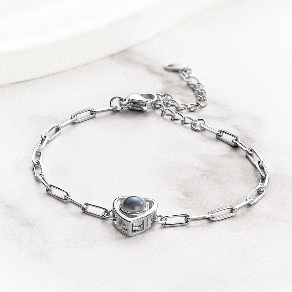 Custom Photo Projection Bracelet Gift for Special Person - Coolpeacock