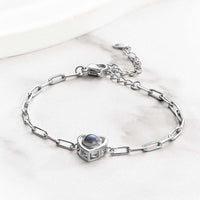 Custom Photo Projection Bracelet Gift for Special Person - Coolpeacock