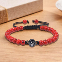 Custom Photo Projection Bracelet I Love You 100 Languages Men's Bracelet Gift for Boyfriend Husband Dad - Coolpeacock