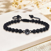 Custom Photo Projection Bracelet I Love You 100 Languages Men's Bracelet Gift for Boyfriend Husband Dad - Coolpeacock