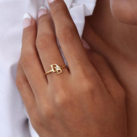Customized Initial Open Ring - KIAHMILLA