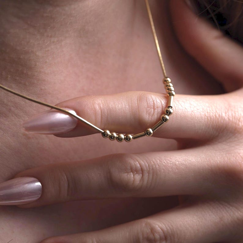 Customized Morse Code Name Necklace - KIAHMILLA