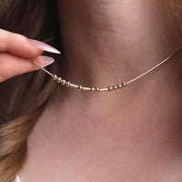 Customized Morse Code Name Necklace - KIAHMILLA