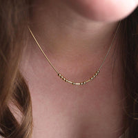Customized Morse Code Name Necklace - KIAHMILLA