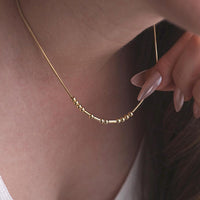 Customized Morse Code Name Necklace - KIAHMILLA