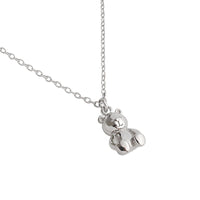 Cute Mini Bear Animal 925 Sterling Silver Necklace - KIAHMILLA