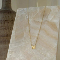 Delicate Initial Letter Necklace - KIAHMILLA