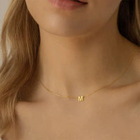 Delicate Initial Letter Necklace - KIAHMILLA