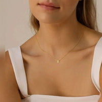 Delicate Initial Letter Necklace - KIAHMILLA