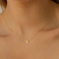 Delicate Initial Letter Necklace - KIAHMILLA
