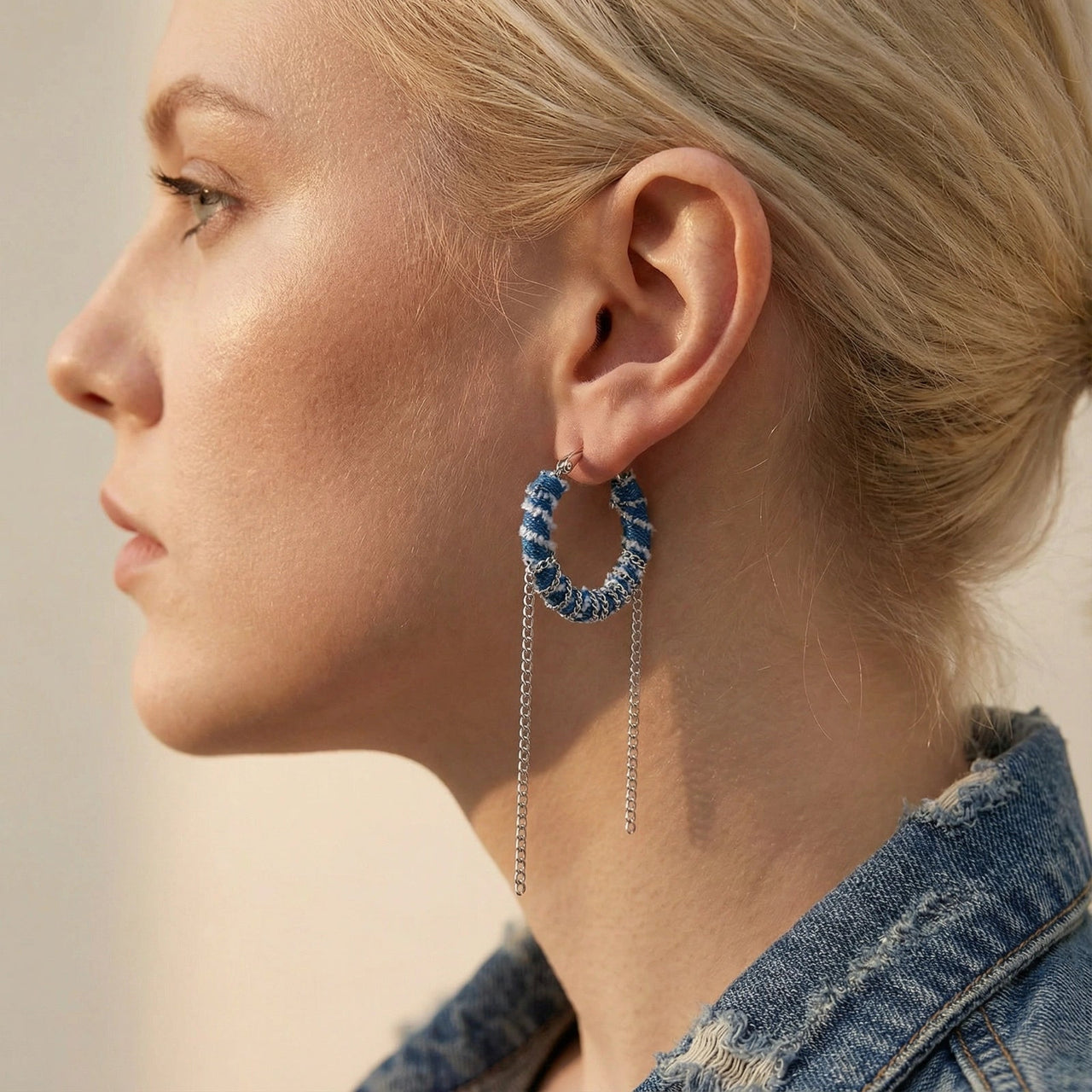 Denim Dream Hoops - KIAHMILLA