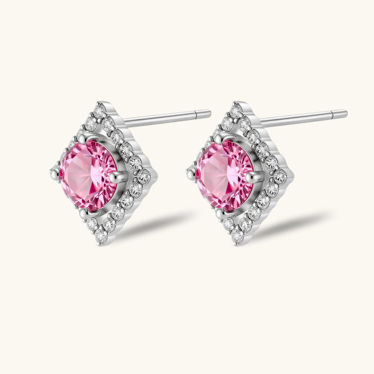 Diamond Halo Studs - KIAHMILLA