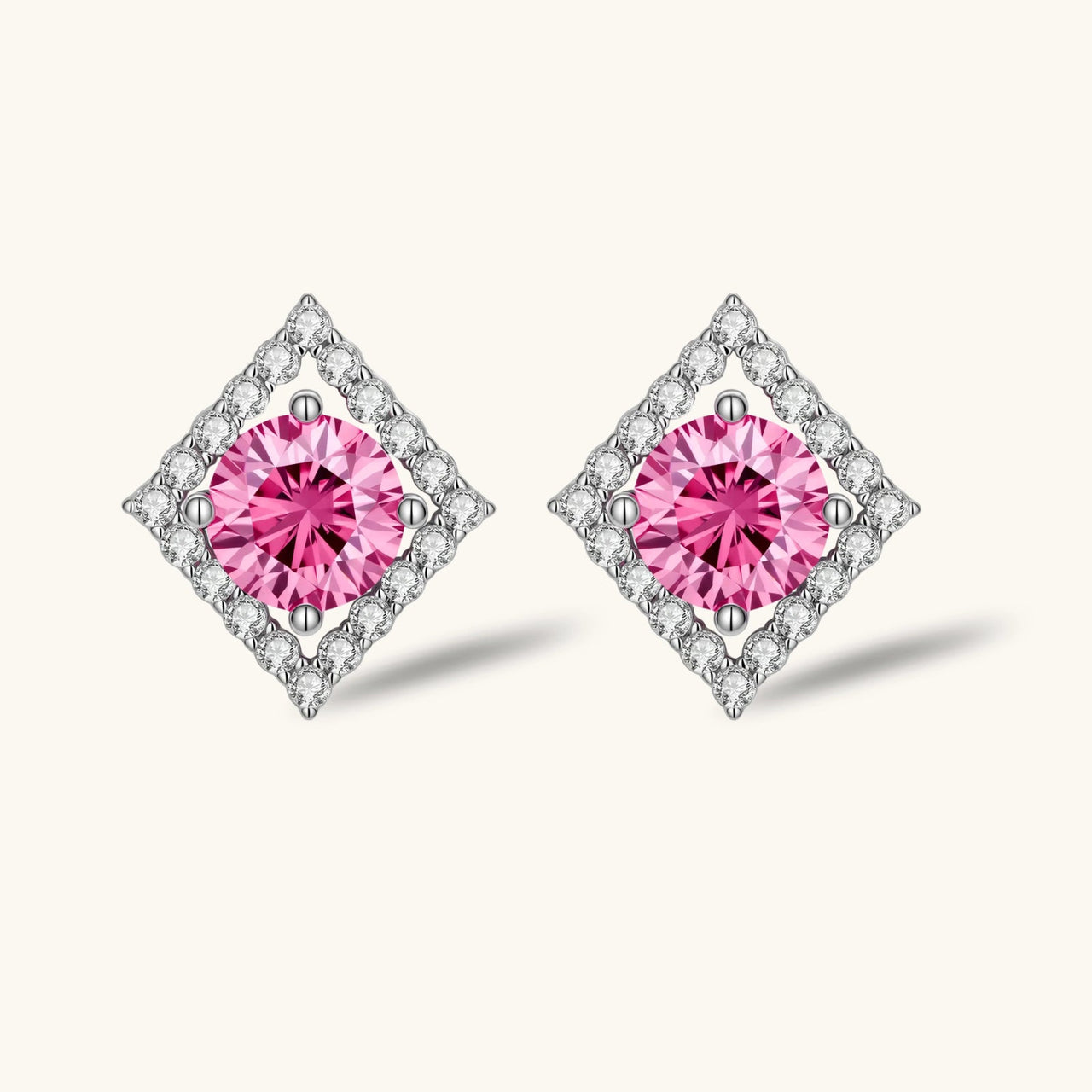 Diamond Halo Studs - KIAHMILLA