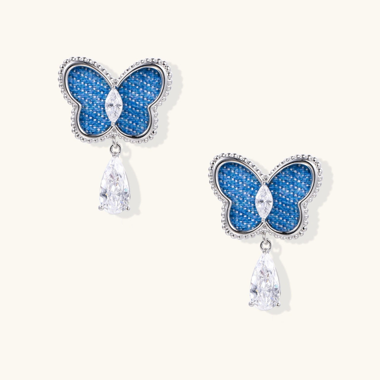 Electric Blue Butterfly Drops - KIAHMILLA