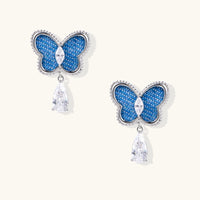 Electric Blue Butterfly Drops - KIAHMILLA