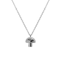 Elegant Mushroom 925 Sterling Silver Chain Pendant Necklace - KIAHMILLA