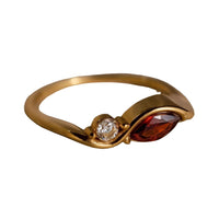 Elegant Wave Birthstone Ring - KIAHMILLA