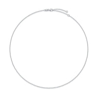Elegant Women Fashionable Simple Style Geometric Design 925 Sterling Silver Chain Necklace - KIAHMILLA