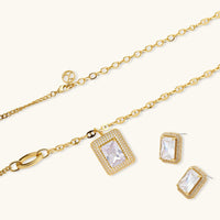 Emerald Cut Halo Set - KIAHMILLA