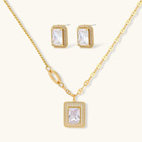 Emerald Cut Halo Set - KIAHMILLA