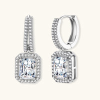 Emerald Cut Moissanite Drops - KIAHMILLA