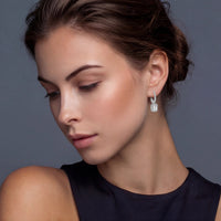 Emerald Cut Moissanite Drops - KIAHMILLA