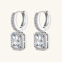 Emerald Cut Moissanite Drops - KIAHMILLA