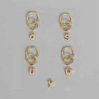 Fashion A - Z Letters 925 Sterling Silver Leverback Earrings - KIAHMILLA