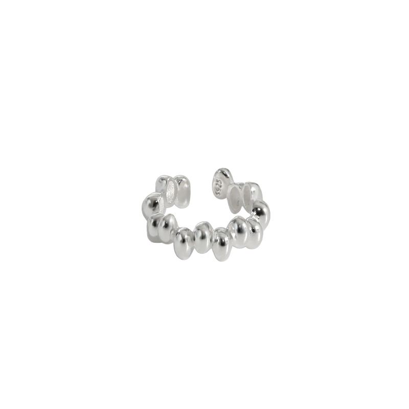 Fashion Beads 925 Sterling Silver Non-Pierced Earrings - KIAHMILLA