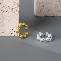 Fashion Beads 925 Sterling Silver Non-Pierced Earrings - KIAHMILLA