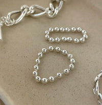 Fashion Beads 925 Sterling Silver Ring - KIAHMILLA