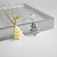 Fashion Christmas Tree 925 Sterling Silver Necklace - KIAHMILLA